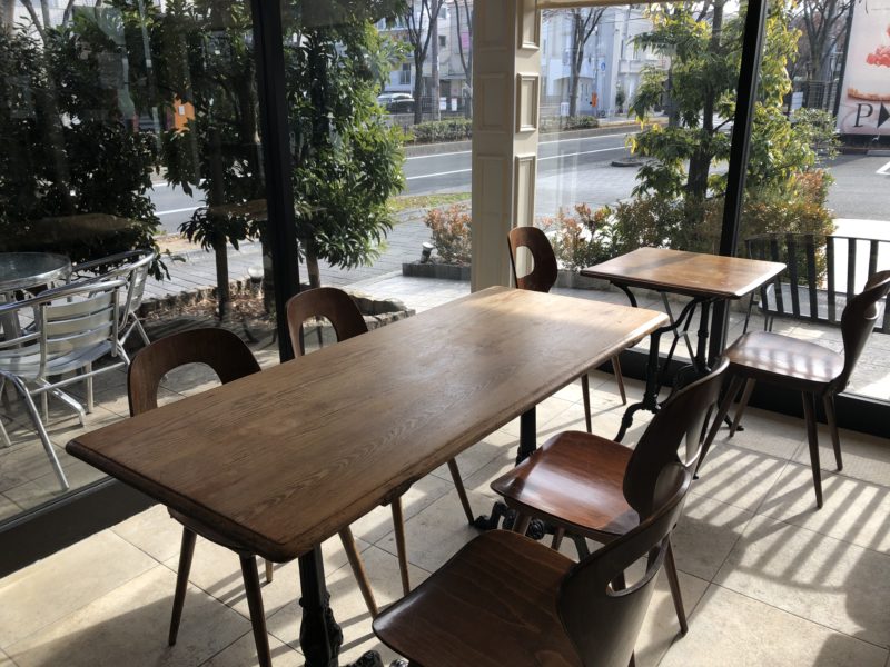 リビエールのカフェ スペース
